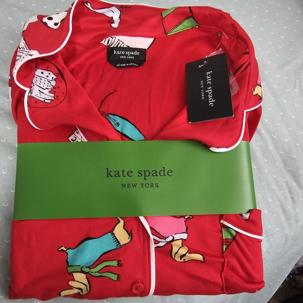 Kate Spade pajama set XL